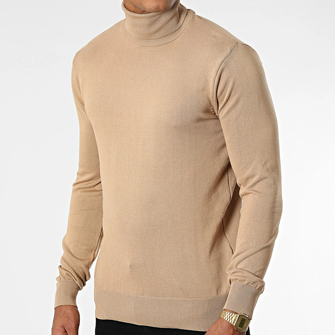 Remise 😍 Pull Col Roulé AVR-176 Beige Foncé de Armita 🔔 1 Remise 😍 Pull Col Roulé AVR-176 Beige Foncé de Armita 🔔