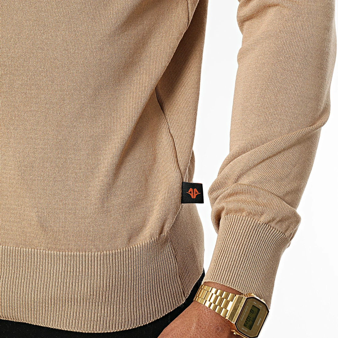 Remise 😍 Pull Col Roulé AVR-176 Beige Foncé de Armita 🔔 2 Remise 😍 Pull Col Roulé AVR-176 Beige Foncé de Armita 🔔 – Image 2