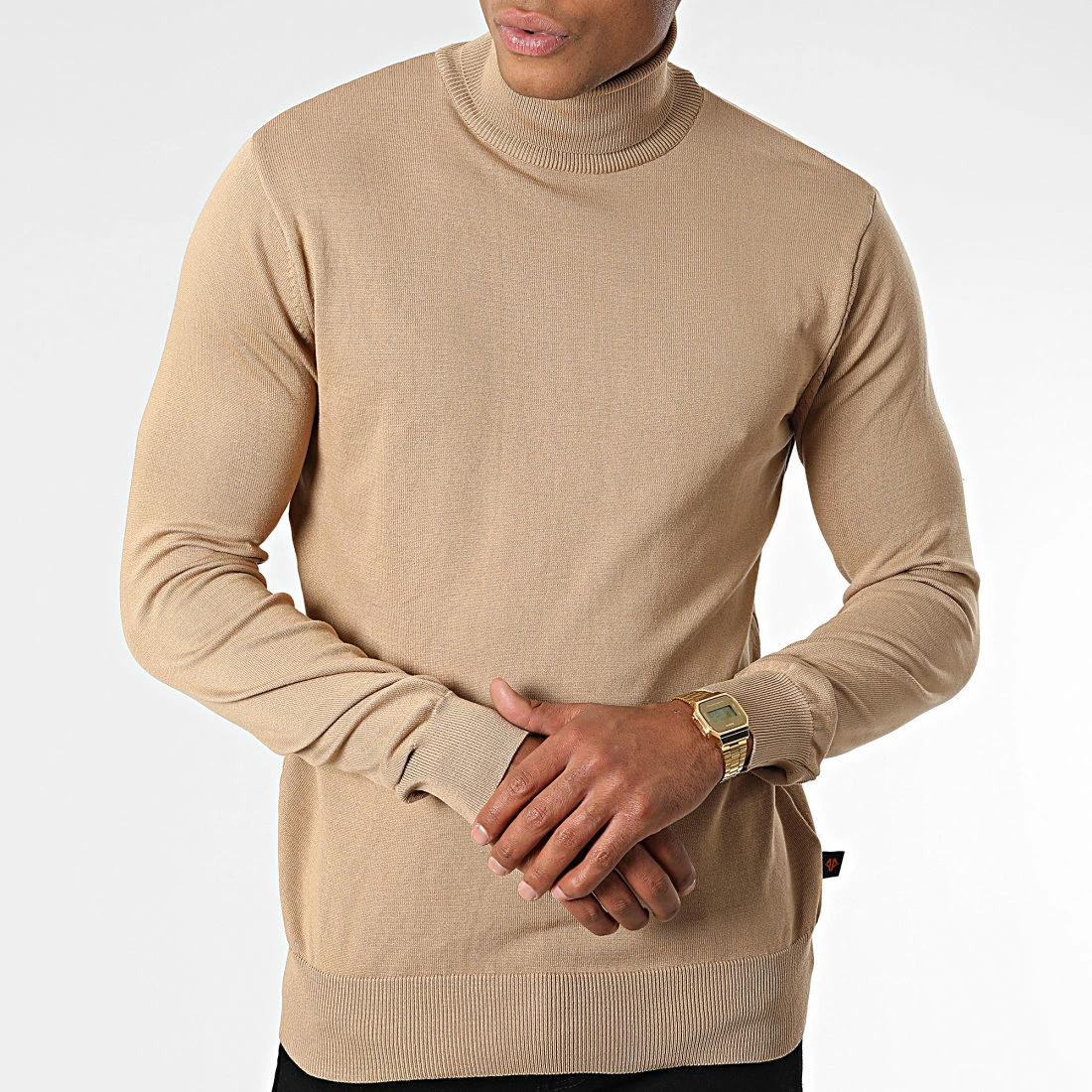 Remise 😍 Pull Col Roulé AVR-176 Beige Foncé de Armita 🔔 3 Remise 😍 Pull Col Roulé AVR-176 Beige Foncé de Armita 🔔 – Image 3