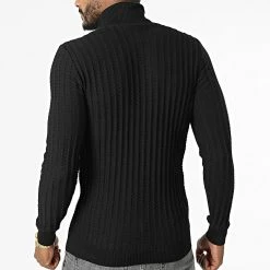 Remise 🔥 Pull Col Roulé APR-334 Noir de Armita 🎉 -Armita Soldes 2022 armita 340604 APR 334 BLACK 20220929T160711 04