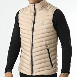 De gros 😉 Doudoune Sans Manches 3393 Beige de Armita 👏