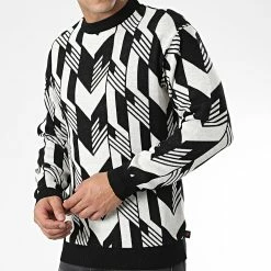 Meilleur prix 🤩 Pull AVH-179 Blanc Noir de Armita ❤️ -Armita Soldes 2022 none 338531 AVH 179 STONE 20220921T154709 03